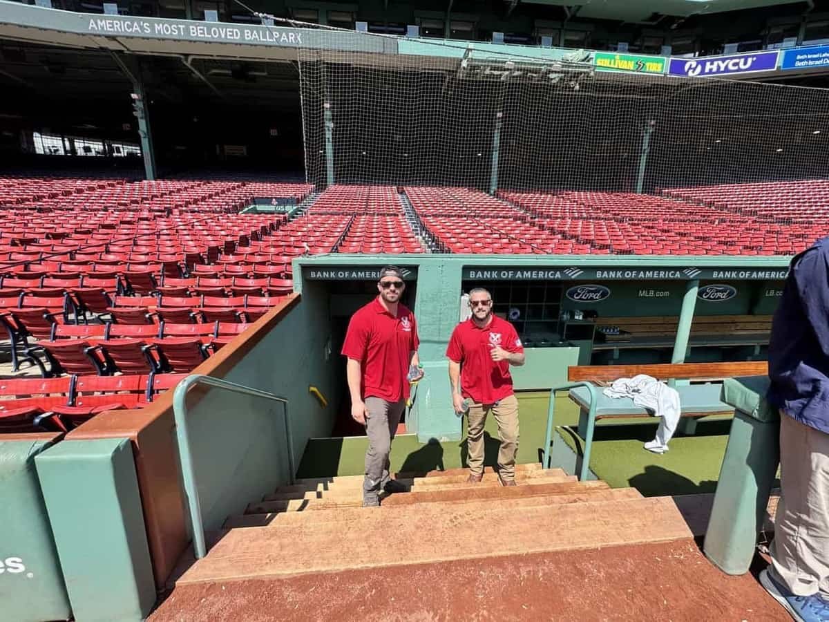 The Precision Plumbing Solutions team at Fenway Park in Boston